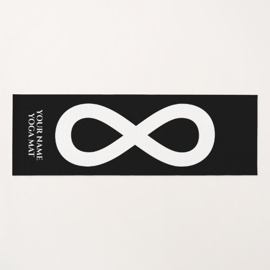 Infineteken spirituele pictogramsymbool aangepaste yogamat (Voorkant (horizontaal))