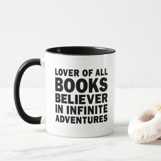 Infinite Adventures Bookish Fave Mok (Met donut)