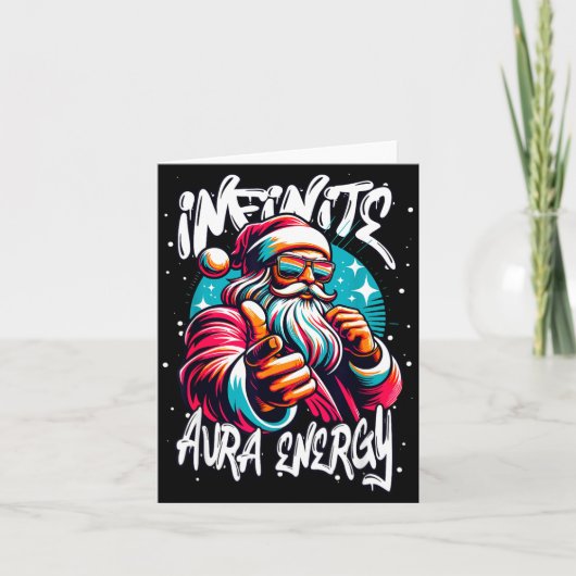 Infinite Aura Energy And Sigma Rizzmas  Kaart (Voorkant)