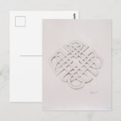 Infinite Celtic Knot Drawing Briefkaart (Voorkant / Achterkant)
