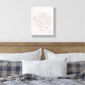 Infinite Celtic Knot Drawing Canvas Afdruk (Insitu (Slaapkamer))