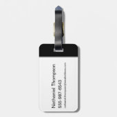 Infinite Crisis Batman Illustratie Bagagelabel (Achterkant verticaal)