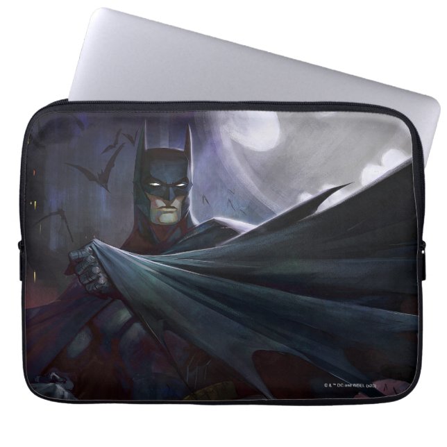 Infinite Crisis Batman Illustratie Laptop Sleeve (Voorkant)