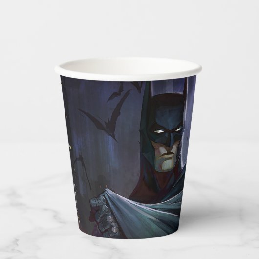 Infinite Crisis Batman Illustratie Papieren Bekers (Voorkant)