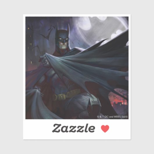 Infinite Crisis Batman Illustratie Sticker (Vel)