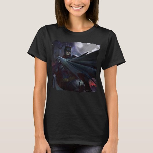 Infinite Crisis Batman Illustratie T-shirt (Voorkant)