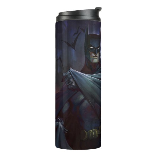 Infinite Crisis Batman Illustratie Thermosbeker (Gedraaid links)