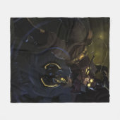 Infinite Crisis Gaslight Batman Illustratie Fleece Deken (Voorkant (Horizontaal))