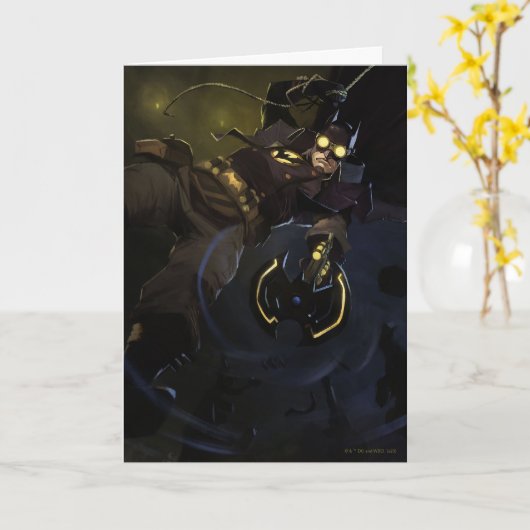 Infinite Crisis Gaslight Batman Illustratie Kaart (Gele Bloem)