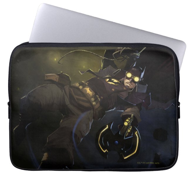 Infinite Crisis Gaslight Batman Illustratie Laptop Sleeve (Voorkant)