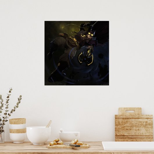 Infinite Crisis Gaslight Batman Illustratie Poster (Keuken)