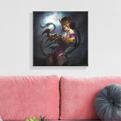 Infinite Crisis Gaslight Catwoman Illustratie Canvas Afdruk (Insitu (Woonkamer))