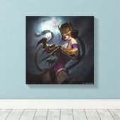 Infinite Crisis Gaslight Catwoman Illustratie Canvas Afdruk (Insitu (Houten vloer))