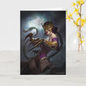 Infinite Crisis Gaslight Catwoman Illustratie Kaart (Gele Bloem)