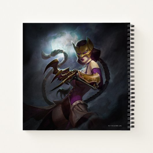 Infinite Crisis Gaslight Catwoman Illustratie Notitieboek (Achterkant)