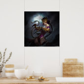 Infinite Crisis Gaslight Catwoman Illustratie Poster (Keuken)