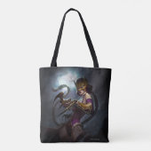 Infinite Crisis Gaslight Catwoman Illustratie Tote Bag (Achterkant)