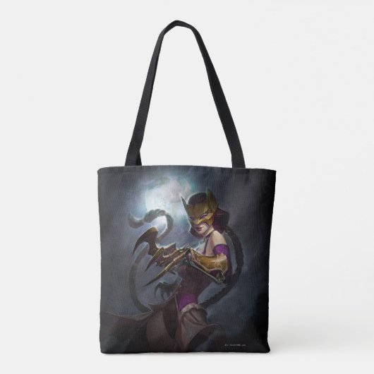 Infinite Crisis Gaslight Catwoman Illustratie Tote Bag (Achterkant)