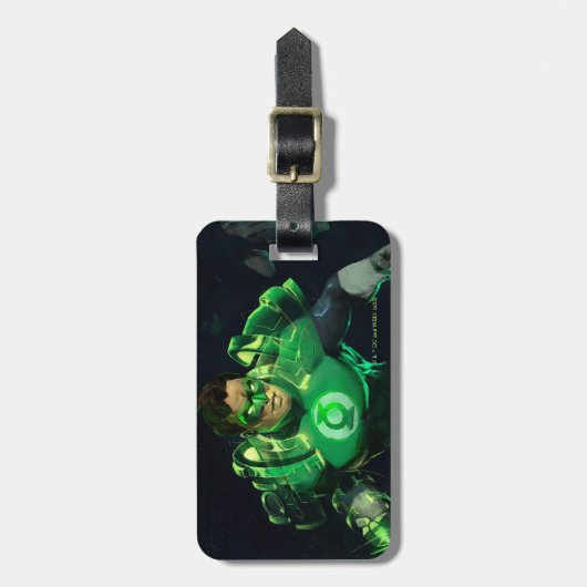 Infinite Crisis Green Lantern Illustratie Bagagelabel (Voorkant verticaal)