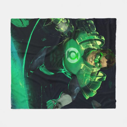 Infinite Crisis Green Lantern Illustratie Fleece Deken (Voorkant (Horizontaal))