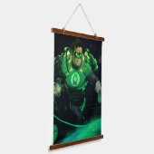 Infinite Crisis Green Lantern Illustratie Hangend Wandkleed (Gebogen)