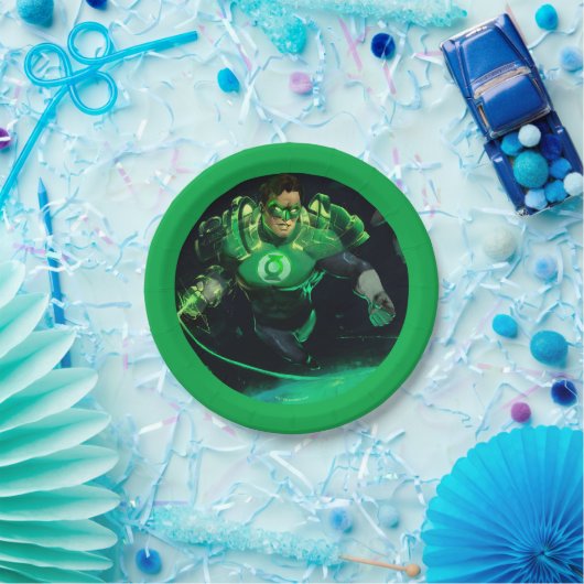 Infinite Crisis Green Lantern Illustratie Papieren Bordje (Feest)
