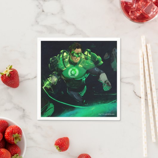 Infinite Crisis Green Lantern Illustratie Servet (Insitu)