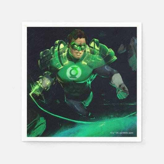 Infinite Crisis Green Lantern Illustratie Servet (Voorkant)