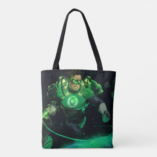 Infinite Crisis Green Lantern Illustratie Tote Bag (Achterkant)