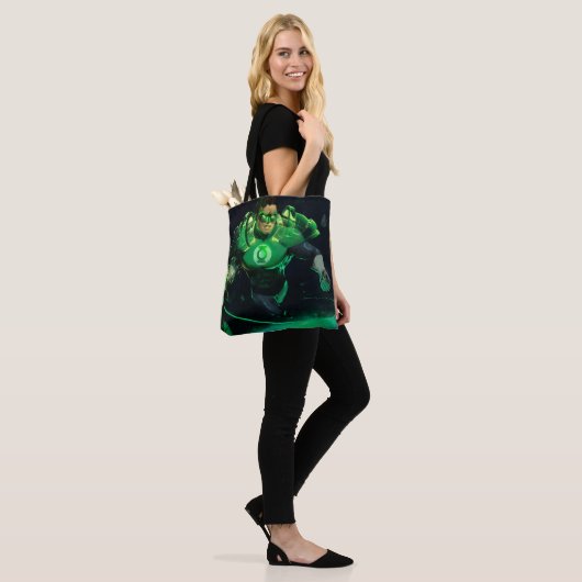 Infinite Crisis Green Lantern Illustratie Tote Bag (Op model)