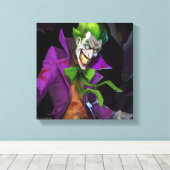 Infinite Crisis Joker illustratie Canvas Afdruk (Insitu (Houten vloer))