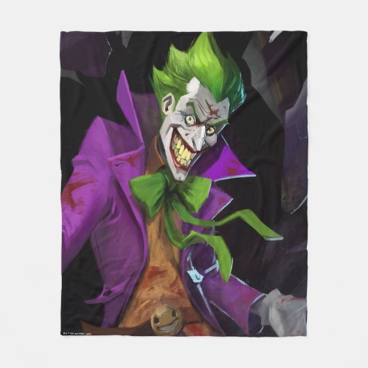 Infinite Crisis Joker illustratie Fleece Deken (Voorkant)