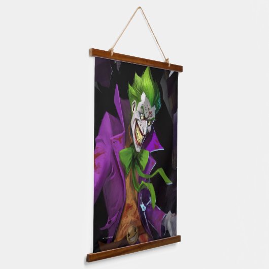 Infinite Crisis Joker illustratie Hangend Wandkleed (Gebogen)
