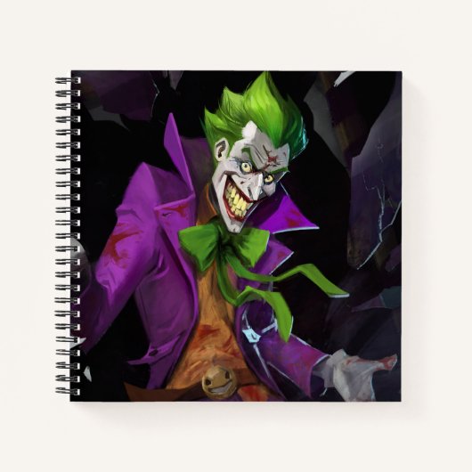 Infinite Crisis Joker illustratie Notitieboek (Voorkant)