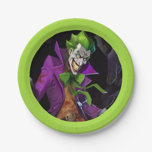 Infinite Crisis Joker illustratie Papieren Bordje (Voorkant)