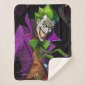 Infinite Crisis Joker illustratie Sherpa Deken (Voorkant)