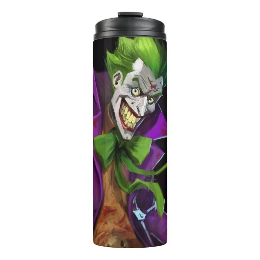 Infinite Crisis Joker illustratie Thermosbeker (Voorkant)