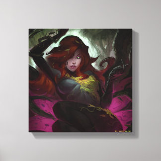 Infinite Crisis Poison Ivy Illustratie Canvas Afdruk