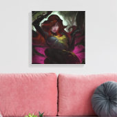 Infinite Crisis Poison Ivy Illustratie Canvas Afdruk (Insitu (Woonkamer))