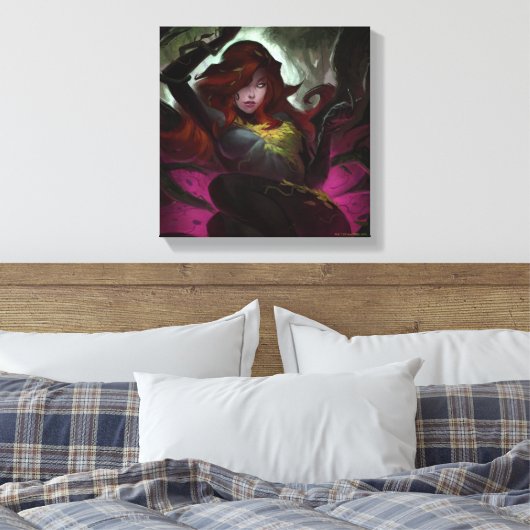 Infinite Crisis Poison Ivy Illustratie Canvas Afdruk (Insitu (Slaapkamer))