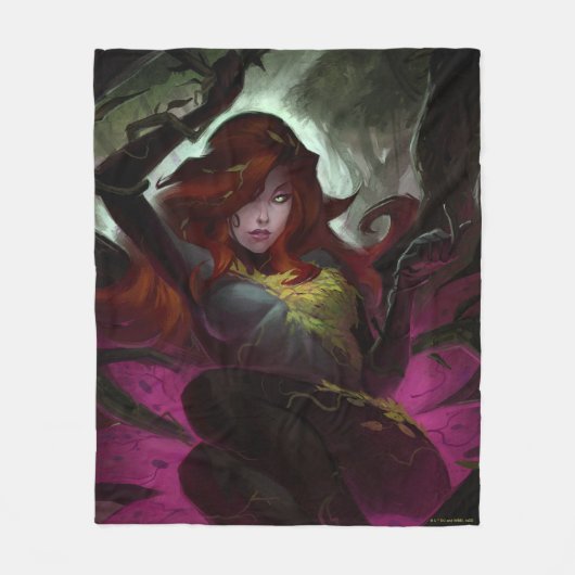Infinite Crisis Poison Ivy Illustratie Fleece Deken (Voorkant)