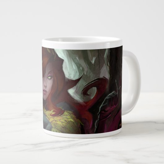 Infinite Crisis Poison Ivy Illustratie Grote Koffiekop (Voorkant rechts)