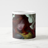 Infinite Crisis Poison Ivy Illustratie Grote Koffiekop (Voorkant)