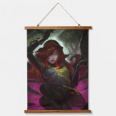 Infinite Crisis Poison Ivy Illustratie Hangend Wandkleed (Voorkant)