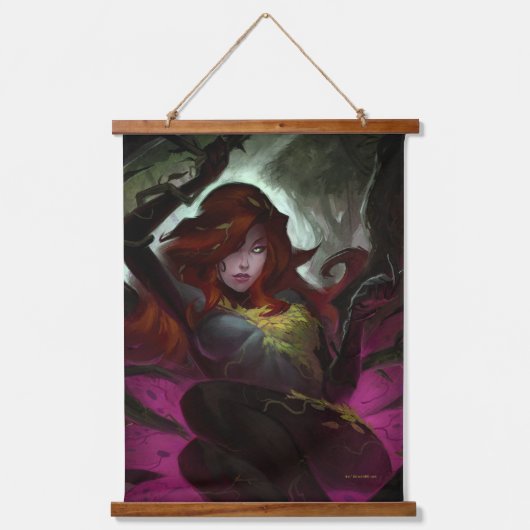 Infinite Crisis Poison Ivy Illustratie Hangend Wandkleed (Voorkant)