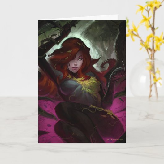 Infinite Crisis Poison Ivy Illustratie Kaart (Gele Bloem)