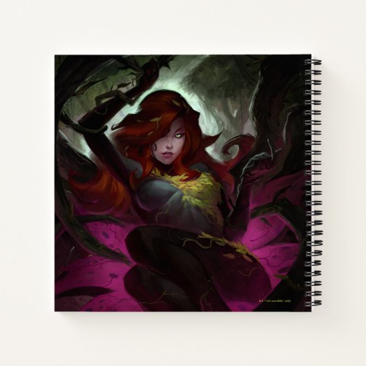 Infinite Crisis Poison Ivy Illustratie Notitieboek (Achterkant)