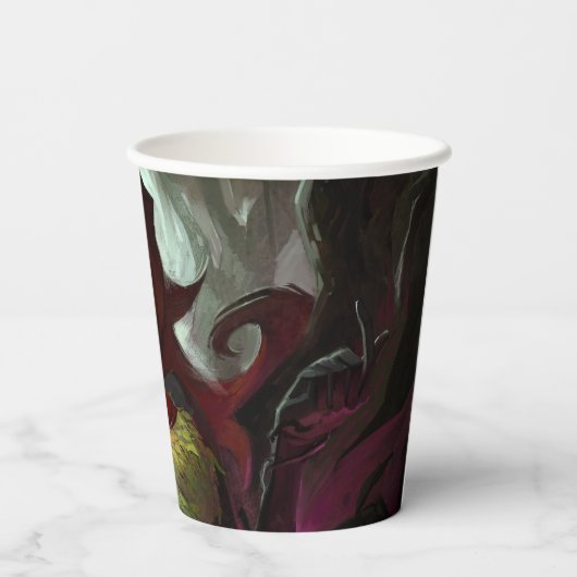 Infinite Crisis Poison Ivy Illustratie Papieren Bekers (Achterkant)