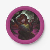 Infinite Crisis Poison Ivy Illustratie Papieren Bordje (Voorkant)