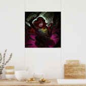 Infinite Crisis Poison Ivy Illustratie Poster (Keuken)